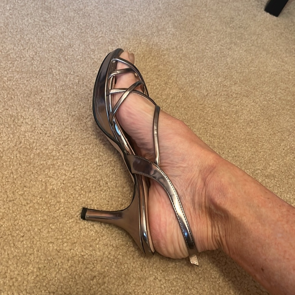 Caparros silver heels - Picture 5 of 6